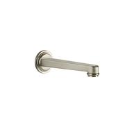Gessi Venti20 Bec déverseur pour baignoire, pour mitigeur séparé, raccord 1/2, saillie 209mm, montage mural, 65103149, Couleur: Optique Finox