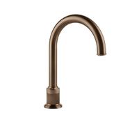 Gessi Venti20 Bec déverseur pour lavabo, pour capteur séparé du mitigeur, saillie 172mm, hauteur 281mm, montage sur table, 65025708, Couleur: Cuivre brossé PVD