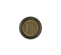 Gessi Venti20 Cache-bouton de commande, montage au plafond, SP03293713, Couleur: Laiton antique