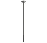 Gessi316 Cesello bec plafonnier pour lavabo 1/2, combinable avec mitigeur ou capteur, longueur 1600 mm, 54499239, Couleur: Acier inoxydable brossé mat