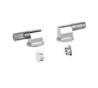 Gessi316 Charnières avec dispositif dabaissement automatique et caches latéraux pour WC suspendu, 37584708, Couleur: Cuivre brossé PVD