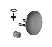 Gessi316 Kit dinstallation fini pour corps caché, interrupteur de tuyau avec rosace de couverture D65 mm, 54058239, Couleur: Acier inoxydable brossé mat