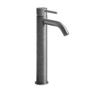 Gessi316 Meccanica Mélangeur monocommande de lavabo, version haute 228 mm, sans vidage, saillie 122 mm, 54209708, Couleur: Cuivre brossé PVD