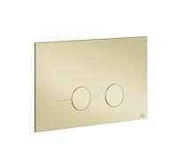 Gessi316 Plaque de fixation pour Sanit, 54619710, Couleur: Laiton PVD