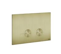 Gessi316 Plaque de fixation pour Sanit, 54619727, Couleur: Laiton brossé PVD