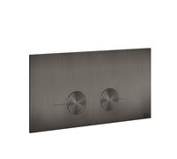 Gessi316 Plaque de fixation pour Viega Prevista, 54621707, Couleur: Métal noir brossé PVD