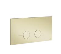 Gessi316 Plaque de fixation pour Viega Prevista, 54621710, Couleur: Laiton PVD