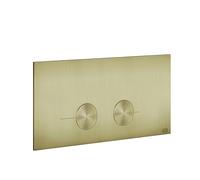 Gessi316 Plaque de fixation pour Viega Prevista, 54621727, Couleur: Laiton brossé PVD