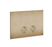 Gessi316 plaques dactionnement pour Geberit Sigma, 735, 54611726, Couleur: Bronze chaud brossé PVD