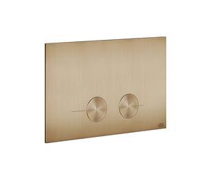 Gessi316 plaques dactionnement pour Geberit Sigma, 735, 54611726, Couleur: Bronze chaud brossé PVD