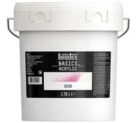 Gesso - Blanc - Acrylique, aquarelle, huile - Pot 3,78L - Liquitex basics Blanc