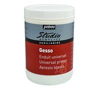 Gesso Blanc Couvrant De La Peinture Acrylique 1000ml Studio Pébéo, Pébéo, Les Pâtes, Les Couleurs Spéciales, Les Passe-Temps De Couleurs, De Découpage