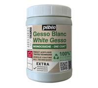 Gesso - Blanc - Monocouche - Enduit acrylique - Toutes techniques - Pébéo - 225m