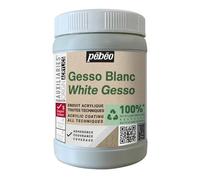 Pébéo Gesso Studio Green – Apprêt blanc mat toutes techniques – 225 ml