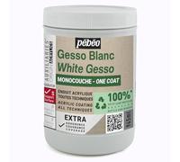 Gesso Pébéo Studio Green - Blanc - Monocouche - 945 ml