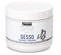 Pébéo Apprêt Gesso Artiste Acryliques Auxiliaires transparent 500 ml