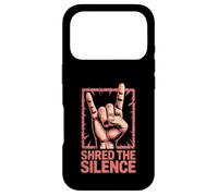 Geste Rock Shred Silence Corne Musique Fan Devil Horns Coque pour iPhone 17 Pro