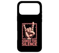 Geste Rock Shred Silence Corne Musique Fan Devil Horns Coque pour iPhone 17 Pro Max
