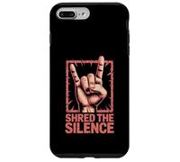 Geste Rock Shred Silence Corne Musique Fan Devil Horns Coque pour iPhone 7 Plus/8 Plus