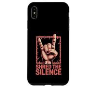 Geste Rock Shred Silence Corne Musique Fan Devil Horns Coque pour iPhone XS Max