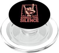 Geste Rock Shred Silence Corne Musique Fan Devil Horns PopSockets PopGrip pour MagSafe