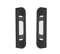 GESTECH Lot de 2 équerres de montage d'angle à angle de 30/45 degrés, compatible avec la sonnette vidéo Reolink batterie 2K sans fil uniquement (noir, lot de 2 : 30°/45°)