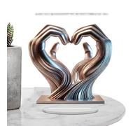 Gestes Créatives Decoration-Heart-Hand Sculpture | Décoration des Statues Gestuelles | du Salon De La Sculpture De Main Art-Acrylique Moderne, Décoration Esthétique Créative pour Les Chambre
