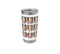 Gestes de la main italienne drôle Italie drapeau graphique chemise design Gobelet isotherme en acier inoxydable double paroi