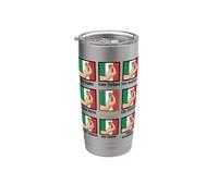 Gestes de la main italienne drôle Italie drapeau graphique chemise design Gobelet isotherme en acier inoxydable double paroi