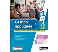 Gestion Appliquée 1re & Tle Bac Pro - Commercialisation Et Services En Restauration, Cuisine