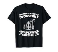 Gestion Chantier - Supervision Contremaître De Construction T-Shirt
