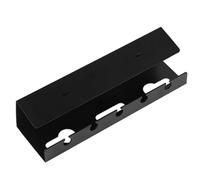 Gestion de câbles sous bureau - PC 40 x 12 x 10 cm | Organisateur de câbles caché | Support câble sans perçage | Support multiprise pour organisation de câbles, utilisation domestique et bureau