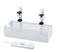 Gestion de Câbles sous Le Bureau | Organisateur Gain de Place sans Perçage | Gestionnaire de Câbles sous Le Bureau - pour Étudiants, Adultes, à la Maison, en Cuisine, en Intérieur et Extérieur