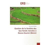 Gestion de la fertilite des bas-fonds rizicoles A Dassa-Zoume (BENIN) - Felix Alladassi - Universitaires Europeennes - broché - Guide