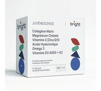 Gestion de la Longévité | Vitamine D3 et K2 4000 UI + Magnésium, Oméga-3, Collagène - Sans OGM | Synergie puissante de vitamines et minéraux | 28 Doses Quotidiennes