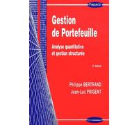 Gestion de Portefeuille - Analyse quantitative et gestion structurée