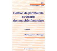 Gestion de portefeuille et theorie des marches financiers, 3e ed. Trés bon état | Trés bon état |Occasion ou Reconditionné, voir site marchand