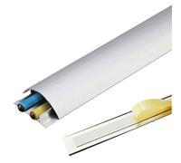 gestion des câbles, Chemin de câbles décoratif for bureau, plafond, angle, sol, mur, 1 m long(Regular,Width 78Mm)