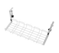 Gestion des câbles de bureau - Compartiment de gestion des câbles - Organisateur de fils - Pince de - Pas de câble de perçage - Organisateur pour la maison, le bureau, la salle à manger, les