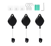 Gestion des câbles de réalité virtuelle, 3 pièces de suspension de plafond rétractables avec crochets pour Oculu-s/Rift S/Viv-e/Ps V-r