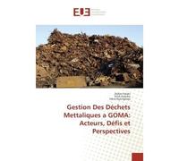 Gestion Des Dechets Mettaliques a GOMA: Acteurs, Defis et Perspectives - Didier Fataki, - Universitaires Europeennes - broché - Etude