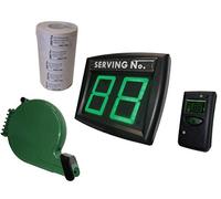 Gestion des Files d'attente System complet My-turn (Vert LED) avec écran LCD Radiocontrol