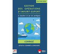 Gestion des importations d'import-export Corrigé (2019)