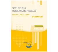 Gestion Des Obligations Fiscales Processus 3 Du Bts Cg Tome 2 - Corrigé - Edition 2021-2022