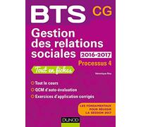 Gestion des relations sociales 2016-2017 - 2e éd. - Processus 4 - BTS CG: Processus 4 - BTS CG (2016-2017)