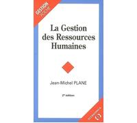 Gestion des ressources humaines (la) - Jean-Michel Plane - Economica - Poche - Etude