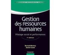Gestion des ressources humaines: Pilotage social et performances