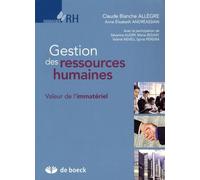 Gestion Des Ressources Humaines - Valeur De L'immatériel