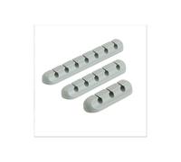Gestion efficace des câbles de bureau, solution de rangement de câbles en silicone durable, adhésifs et non toxiques, pour un bureau propre.
