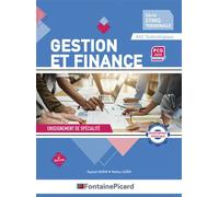 Gestion et finance terminale stmg - Raphaël Hamon - Fontaine Picard Eds - broché - Scolaire / Universitaire